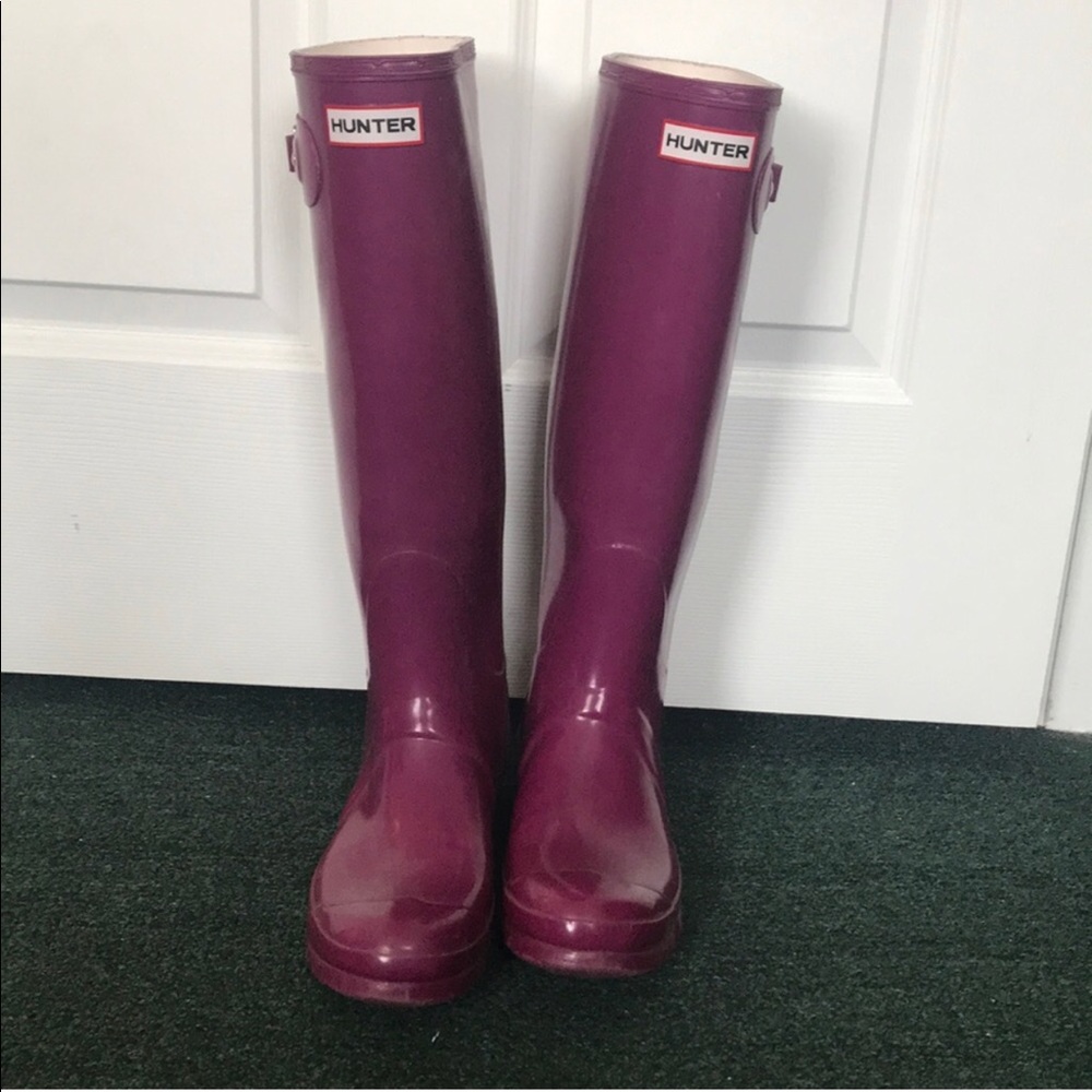 Magenta Hunter Boots